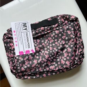 MyTagalongs Floral and Black 3-Piece Packing Cubes